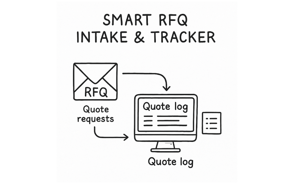 Smart RFQ Tracker Diagram